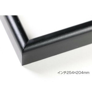 デッサン額 木製フレーム 桜カマボコ ブラック インチ254×204 アクリル