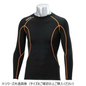 NANKAI テクノライダーHOTBRUSHED BACK ストレッチシャツ SDW-6106 M ブラック/オレンジ