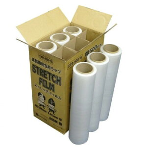 �Ɩ��p����p���b�v�@STRETCH FILM�@ STR-500-15 ���� 6�{