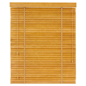 大島屋 バンブーS字ブラインド クラシカルウェーブ 室内用 002(ナチュラル) 約88×108cm