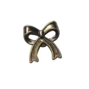 ソウヒロ joint クラフトパーツ ネジ式カシメ リボン 2個入 アンティークシルバー JTMP-65