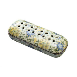 有田焼 花摘 寝かせる線香皿 小 菊花