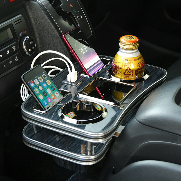 楽天市場】ハイエース200系 ハーツ フロントカップ フォルダー USB  