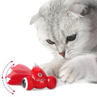 Gworld 博士 獣医師 監修 自動猫おもちゃ インタラクティブねこじゃらし スラップフィッシュ キャッチミ…