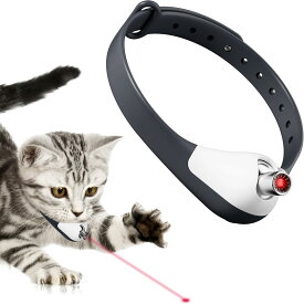 博士・獣医師監修 猫 おもちゃ 自動 LEDライト 首輪型 ボール けりぐるみ 360°回転 キャッチミーイフユーキャン 一人遊び 対応 速い充電 猫用 運動不足 解消 人気おもちゃ
