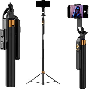 B_ Or BluetoothRt 180cmOLk NAbhx[X 360°] uh~ iPhone/Android/GoProΉ ܂肽ݎ JΉ ܂肽ݎ|[^u s CuzM Be Vl