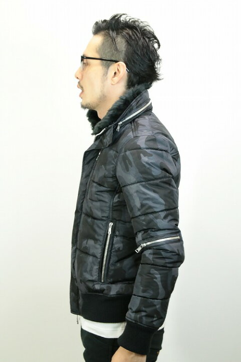 楽天市場】AKM フライトダウンジャケット MONO CAMO【返品不可  