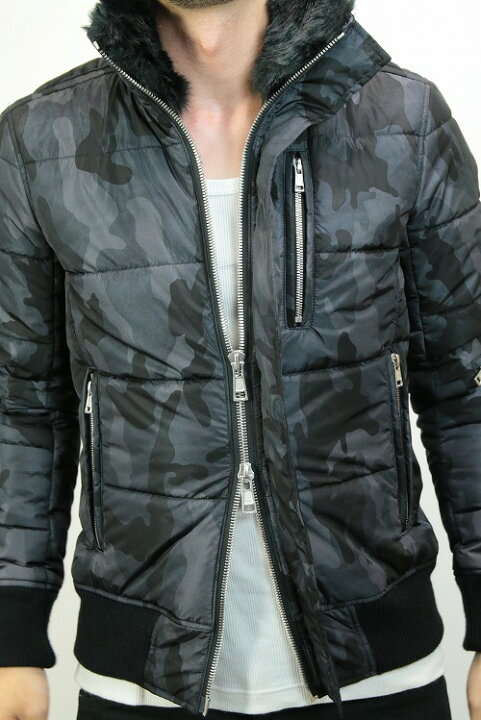 楽天市場】AKM フライトダウンジャケット MONO CAMO【返品不可  
