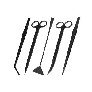 水槽掃除 20〜60cm水槽向け セット 初心者 水草栽培 ピンセット ハサミ セット アクアリウム