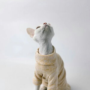 【レビュー特典 】キャットウェア 猫 服 春 秋 スフィンクス ネコ エレガント ニット シンプル 可愛い 柔らかい ペット オシャレ