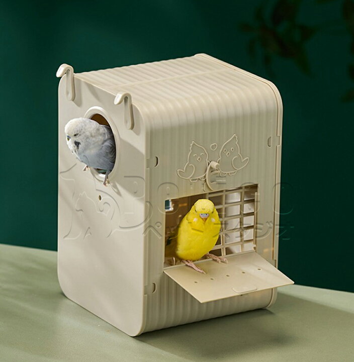 楽天市場】繁殖ボックス バードハウス 鳥籠 外付け 鳥 ケージ 後付け 