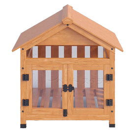 おしゃれ屋根付き ペットケージ 犬 ペット ハウス おしゃれ 犬小屋 室内 木製 ゲージ ワンちゃん 小型犬 中型犬 大型犬 ドッグハウス 猫 うさぎ 小動物 猫 小屋 犬 の しつけ トイレ ペットハウス ペットベッド ホワイト ナチュラル 天然木 屋根付き おしゃれ ペットケージ