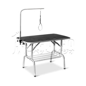 ペット トリミングテーブル 折りたたみ 収納 可能 大型犬 グルーミング テーブル トリミング台 トリミング 折り畳み グルーミング 業務用 家庭用 高さ75cm 犬用 猫用 テーブル ペット用 シャ