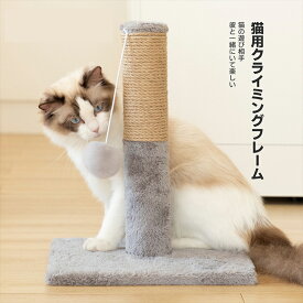 猫 爪とぎポール 猫用 キャットタワー おもちゃ ボール ターボスクラッチャー 天然サイザル麻 頑丈 カリカリ 棒 爪磨き 小型キャットタワー 猫タワー 子猫 シニア猫 ミニキャットタワー 爪研ぎ 猫じゃらし ネコ ペット用 ねこ ペット用品 送料無料【取り寄せ商品】