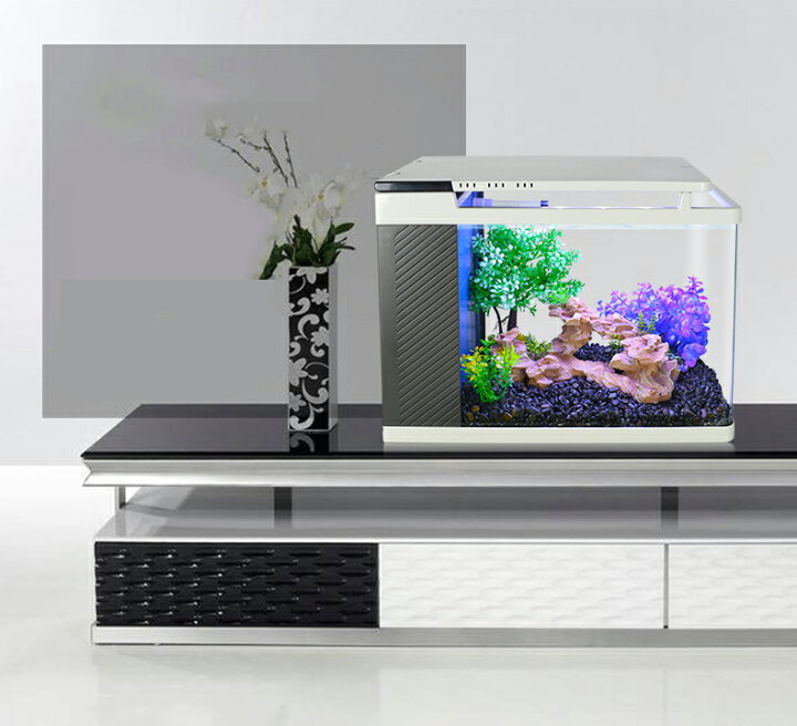 楽天市場 1年保証 アクアリウム 水槽セット 観賞魚飼育セット 19l 家庭用 アクアポニックス グラス タッチスクリーン Ledライト ３つ照明モード エアーポンプ フィルター 静音 省エネ 熱帯魚 水槽 インテリア 飼育箱 魚 観賞用 飼育セット 多機能 水草 植物育成 Petico