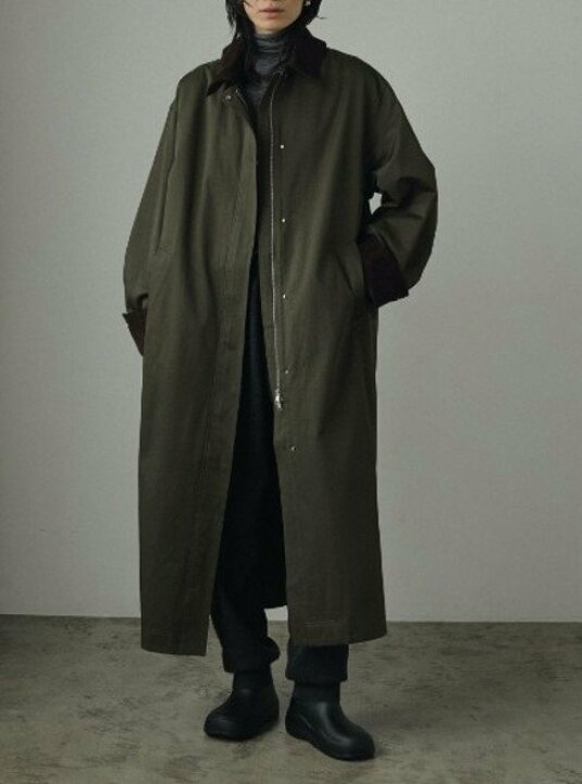 楽天市場】【予約】anuke アンヌーク Twill Soutiencollar Coat 24秋冬 