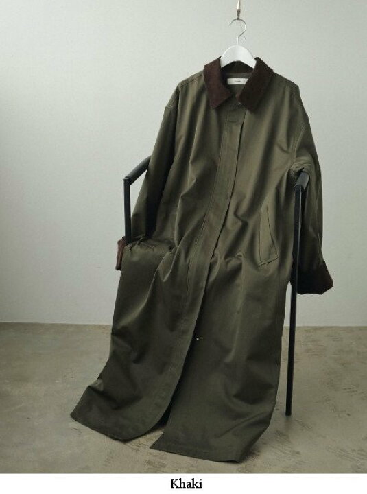 楽天市場】【予約】anuke アンヌーク Twill Soutiencollar Coat 24秋冬 