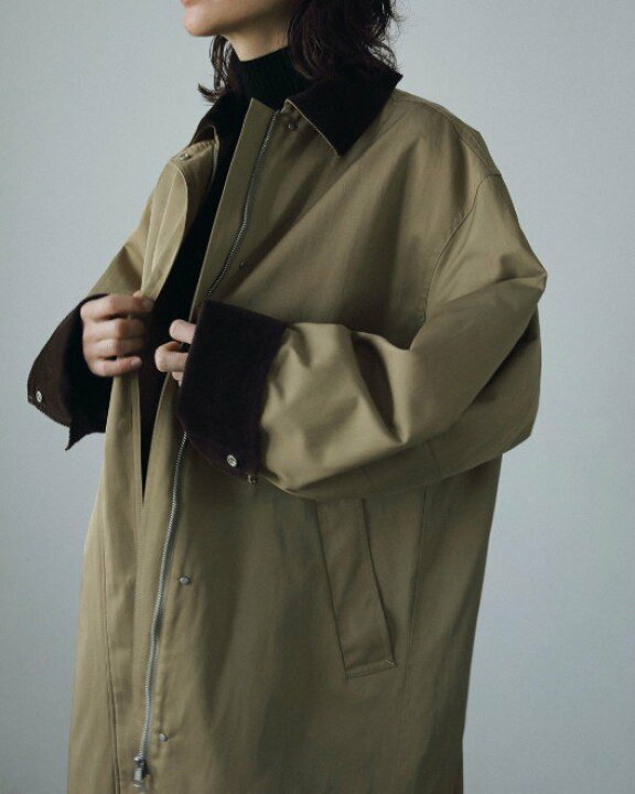 楽天市場】【予約】anuke アンヌーク Twill Soutiencollar Coat 24秋冬 