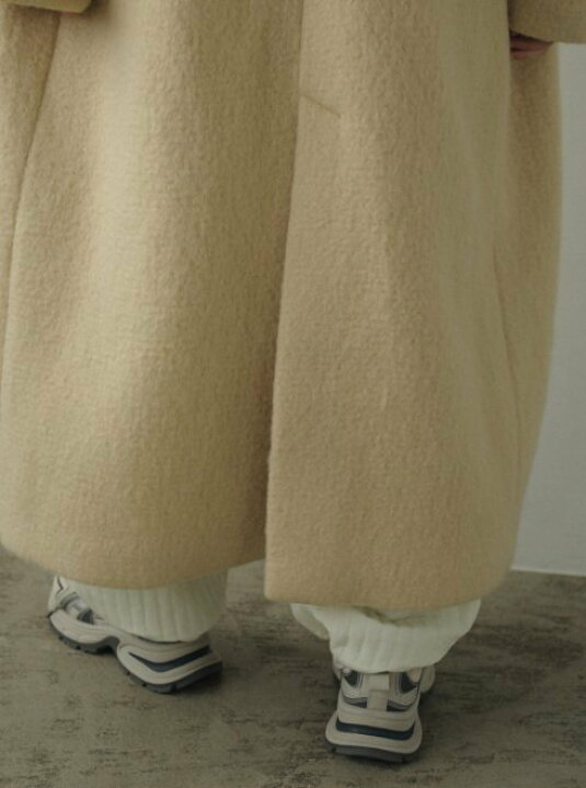 楽天市場】【即日出荷】anuke アンヌーク Collarless Shaggy Coat 24 