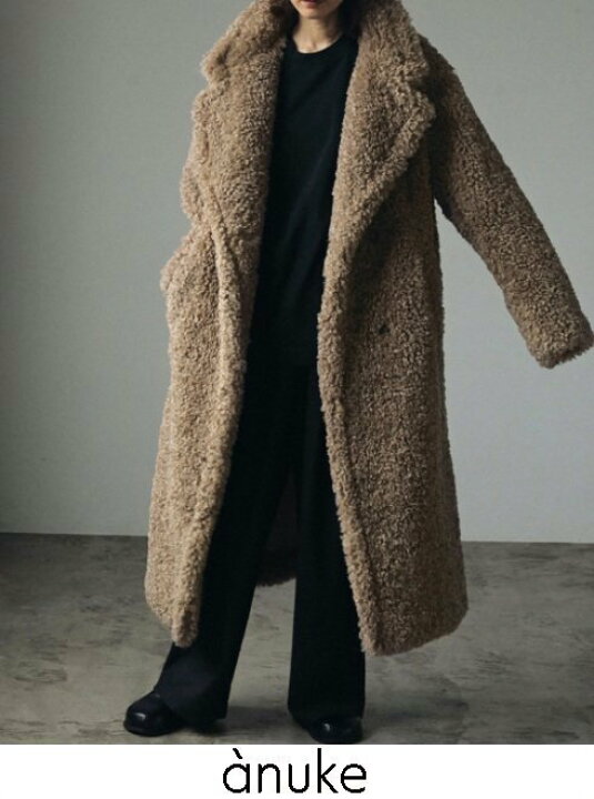 楽天市場】【予約】anuke アンヌーク Ecofur Over Coat 24秋冬予約 