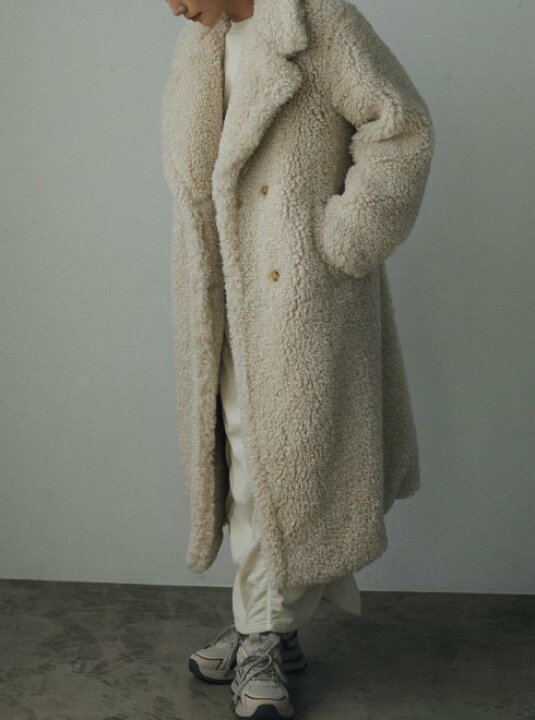 楽天市場】【予約】anuke アンヌーク Ecofur Over Coat 24秋冬予約 