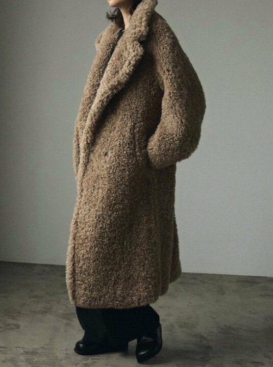 楽天市場】【予約】anuke アンヌーク Ecofur Over Coat 24秋冬予約 