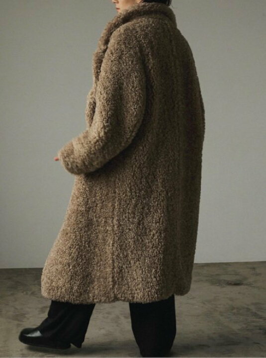 楽天市場】【予約】anuke アンヌーク Ecofur Over Coat 24秋冬予約 
