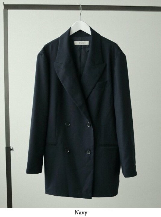 楽天市場】【予約】anuke アンヌーク Oversize Double Jacket 24秋冬 