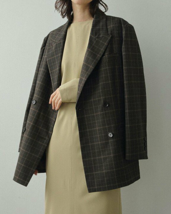 楽天市場】【予約】anuke アンヌーク Oversize Double Jacket 24秋冬 