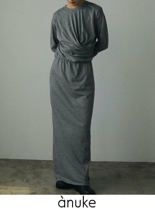 楽天市場】【即日出荷】anuke アンヌーク Drape Cut Onepiece 24秋冬  