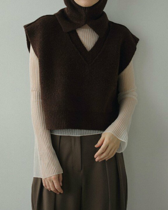 楽天市場】【予約】anuke アンヌーク Rib Sheer Knit 24秋冬予約 