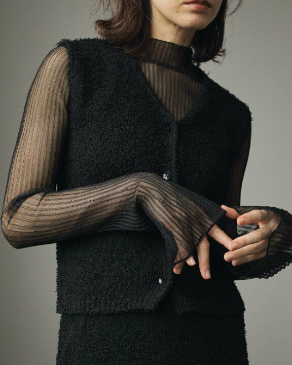 楽天市場】【予約】anuke アンヌーク Rib Sheer Knit 24秋冬予約 