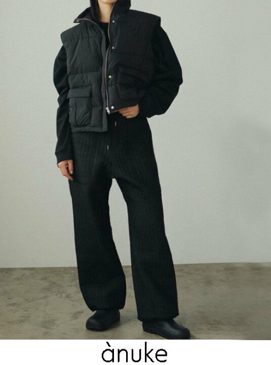 楽天市場】【予約】anuke アンヌーク Quilting Line Pants 24秋冬予約 