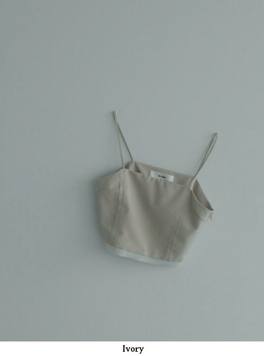 楽天市場】【即日出荷】anuke アンヌーク Cutoff Twill Bustier 24春夏 