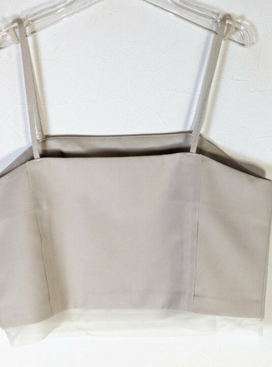 楽天市場】【即日出荷】anuke アンヌーク Cutoff Twill Bustier 24春夏 