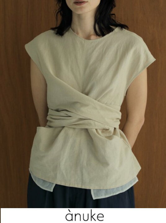 楽天市場】【予約】anuke アンヌーク Linen Cachecoeur Tops 24春夏 