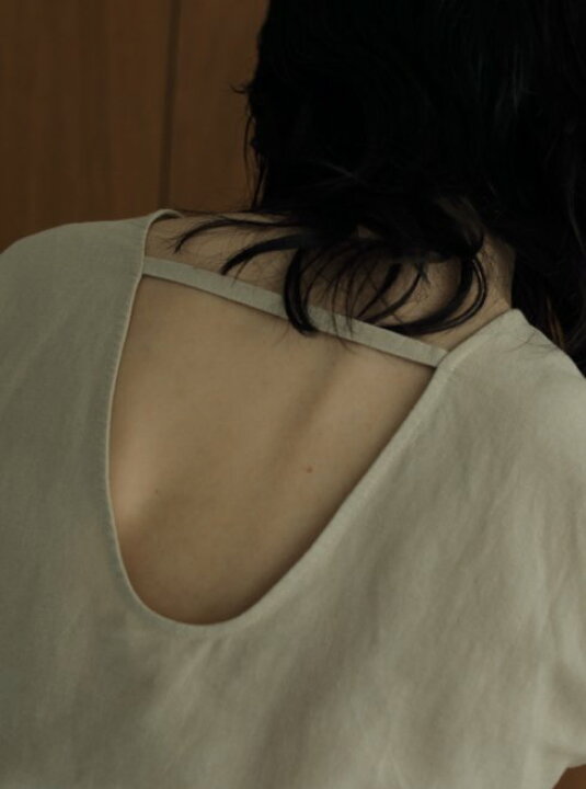 楽天市場】【予約】anuke アンヌーク Linen Cachecoeur Tops 24春夏 