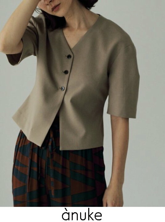 楽天市場】【即日出荷】anuke アンヌーク Vneck Compact Shirts 24春夏 