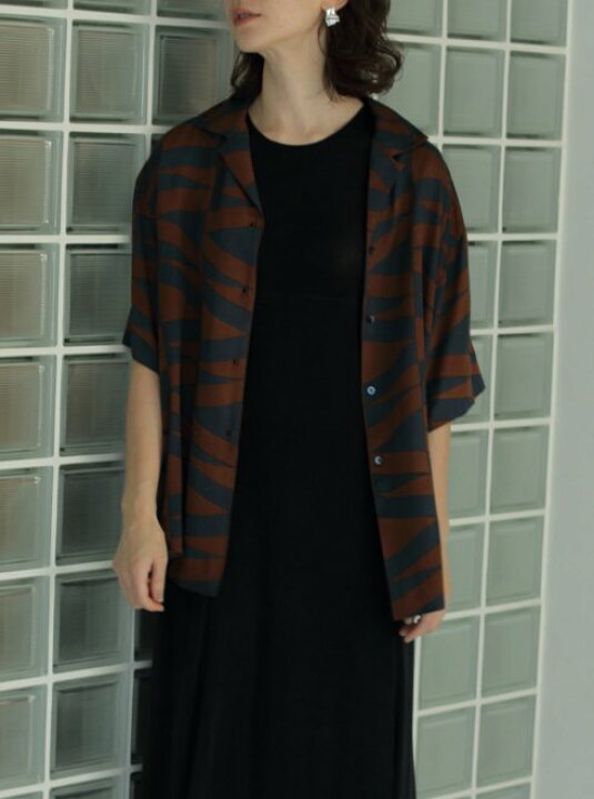 楽天市場】【予約】anuke アンヌーク Geometric Satin Shirts 24春夏 