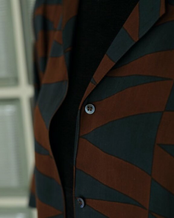 楽天市場】【予約】anuke アンヌーク Geometric Satin Shirts 24春夏 