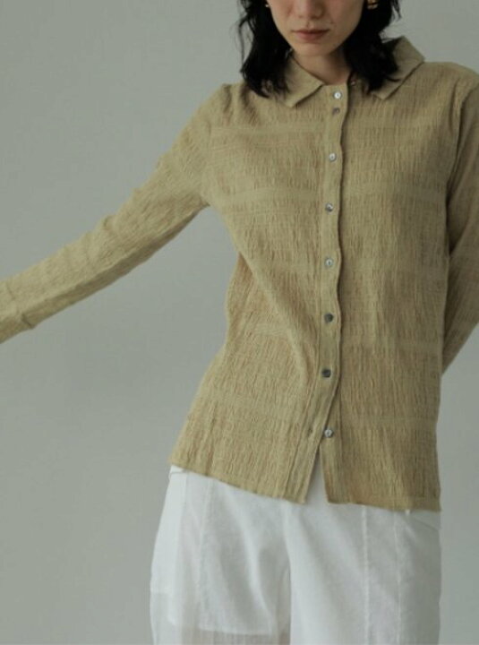 楽天市場】【予約】anuke アンヌーク Shirring Mellow Shirts 24春夏 