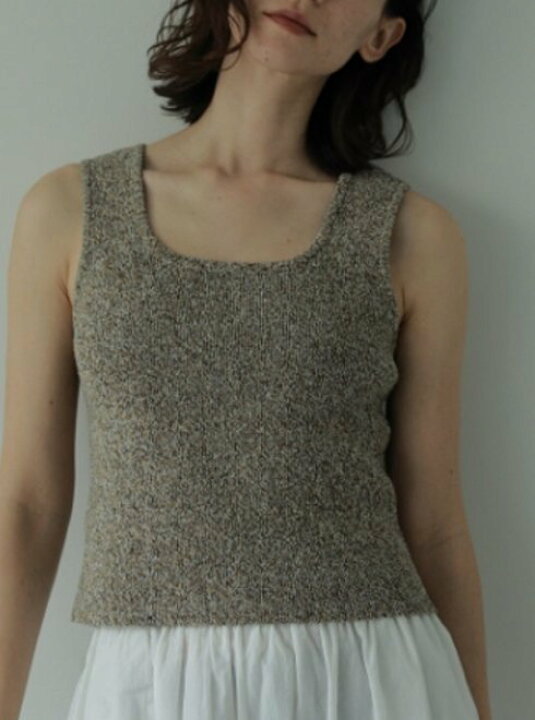 楽天市場】【即日出荷】anuke アンヌーク Boucle Knit Tanktop 24春夏 