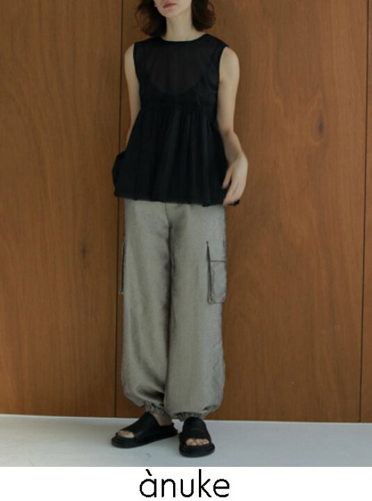 楽天市場】【予約】anuke アンヌーク Glitter Cargo Pants 24春夏予約 