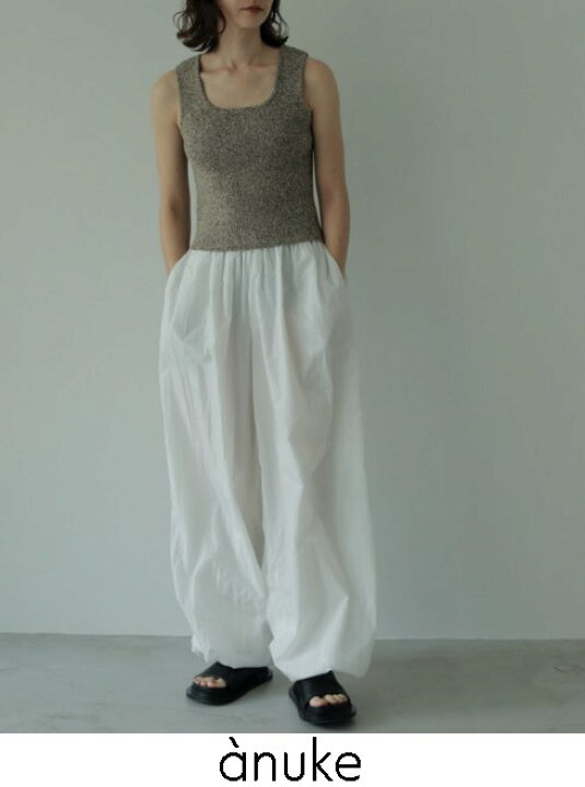 楽天市場】【予約】anuke アンヌーク Nylon Volume Pants 24春夏予約  