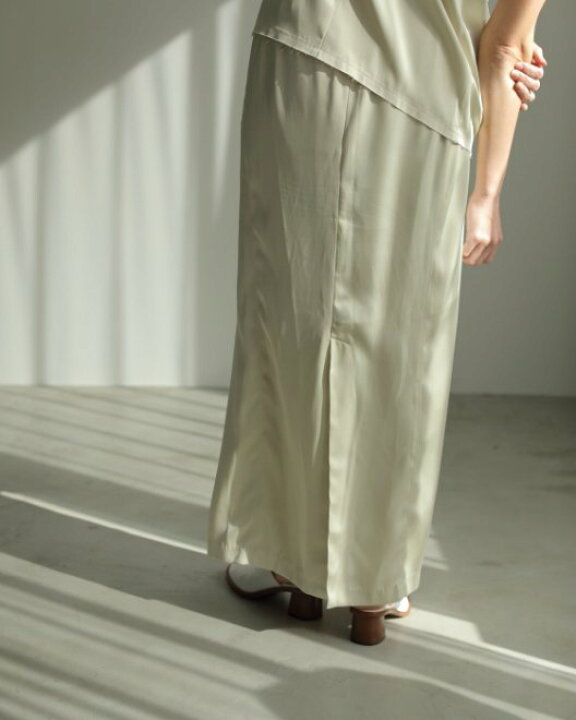 楽天市場】【8/16出荷】anuke アンヌーク Satin Pencil Skirt 24春夏 