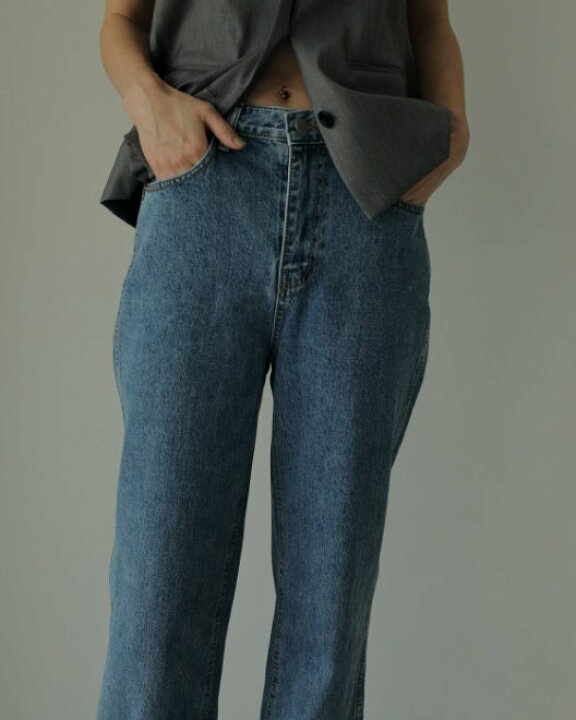 楽天市場】【即日出荷】anuke アンヌーク Highwaist Straight Denim 24 