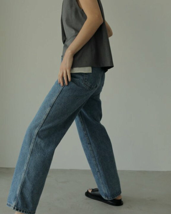 楽天市場】【即日出荷】anuke アンヌーク Highwaist Straight Denim 24 