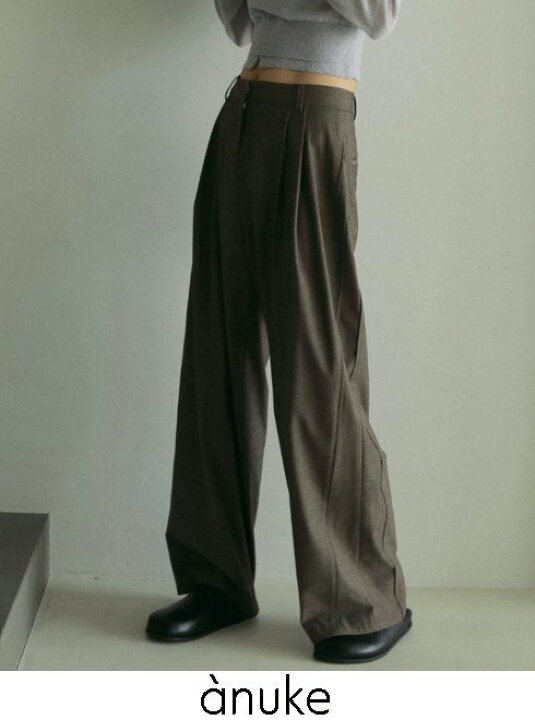 楽天市場】【予約】 anuke アンヌーク Panel Wide Pants☆ 25春夏予約 