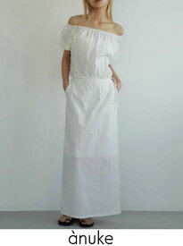 【即日出荷】anuke アンヌーク Cutoff Straight Skirt 25春夏. 62510810 タイトスカート ボトム【新作】