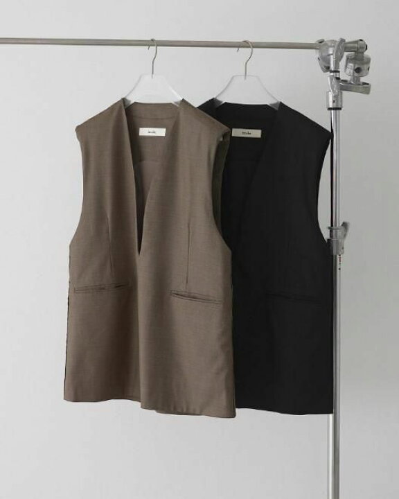 楽天市場】【即日出荷】anuke アンヌーク Keyneck Over Vest☆ 26春夏 